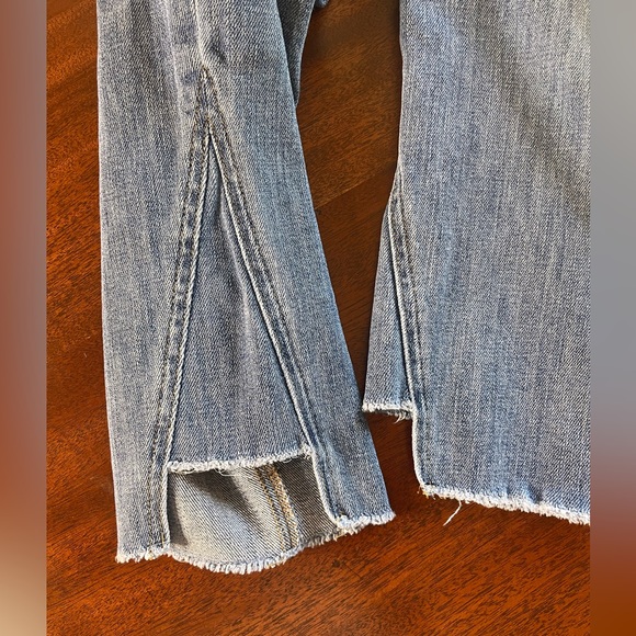 FRAME Le Boy Gusset Fray Jeans Beaudry Wash 27 - Picture 9 of 10